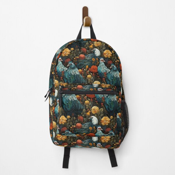 Item preview, Exotic birds in blossoming landscape designed and sold by Ol' Willer.