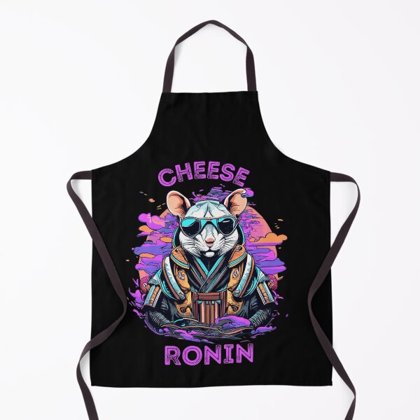 Item preview, Samurai Rat (Cheese Ronin) designed and sold by Betteroffweird.