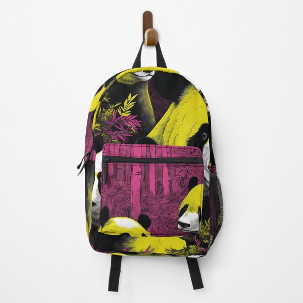 Item preview, Pandas pattern neon style designed and sold by Art91design.