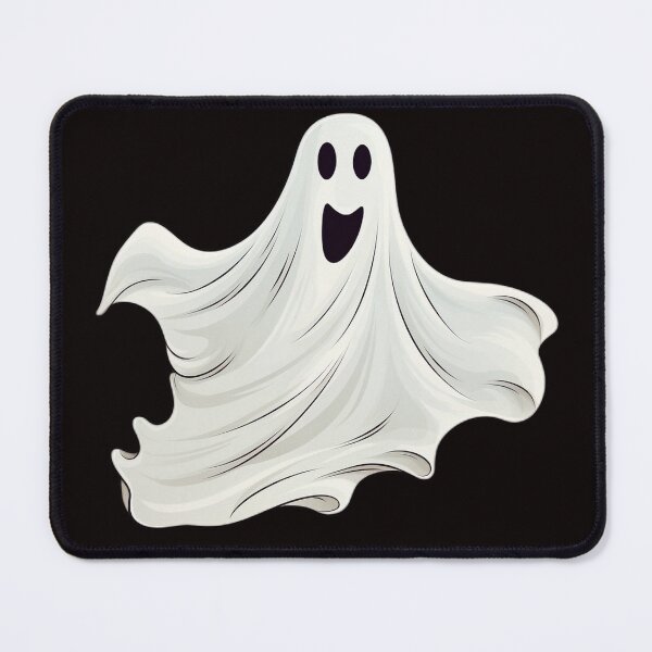 Item preview, a simple smiling ghost designed and sold by Simonshopstuff.