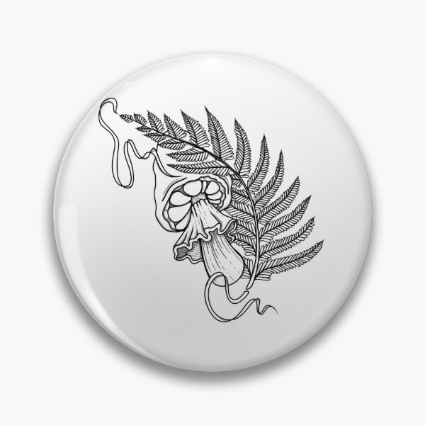 Item preview, Mushroom and Fern Lineart designed and sold by -letty-pretzel-.