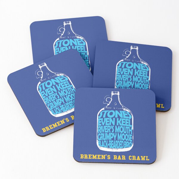 Item preview, Bremen's Bar Crawl - Blue designed and sold by wukkio.