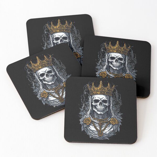 Item preview, Queen skull and roses designed and sold by Crisfontes.