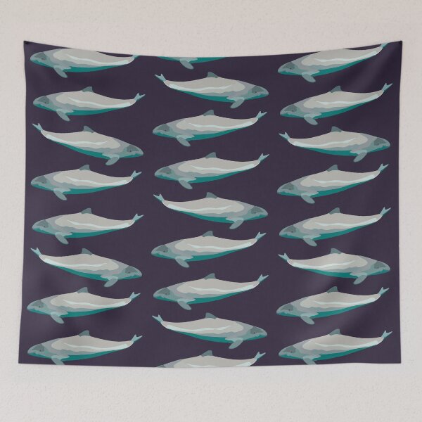Item preview, C is for Common Porpoise ,Common Porpoise – Graceful Marine Mammal Illustration designed and sold by PrettylittlepastelUk.