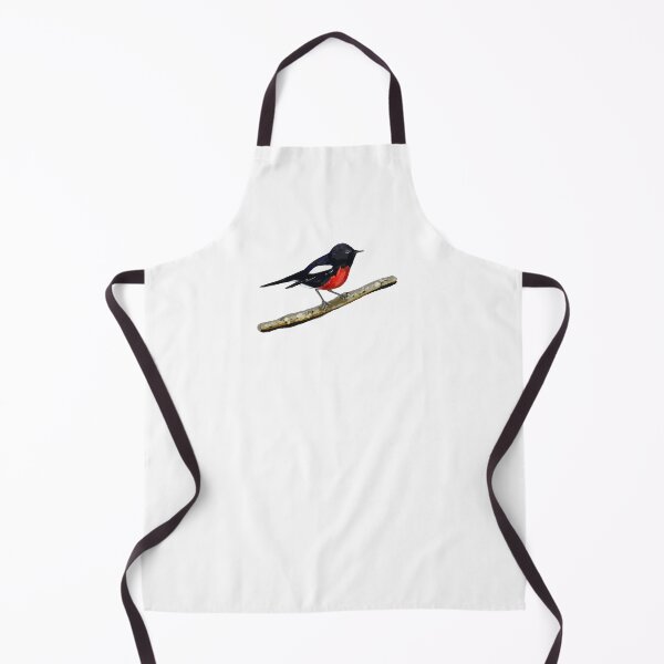 Item preview, Painted Redstart on a branch designed and sold by VerdeDoodleDuck.