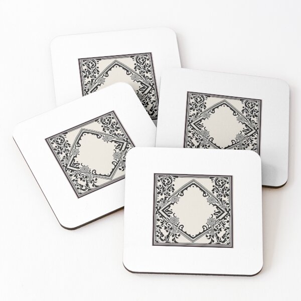 Item preview, Gothic Floral Ornate Black and White Pattern designed and sold by ossiagraphics.