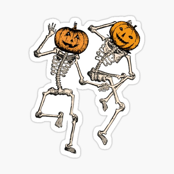 Dancing Pumpkin 3” Sticker – Grateful Wolf