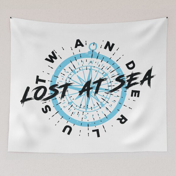 Item preview, Lost At Sea designed and sold by Nauti & Nice Co.  Coastal Apparel Line.