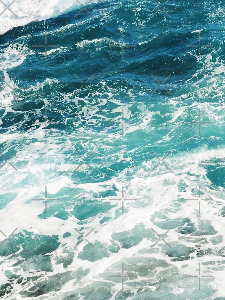 Blue Ocean Waves by AlexandraStr