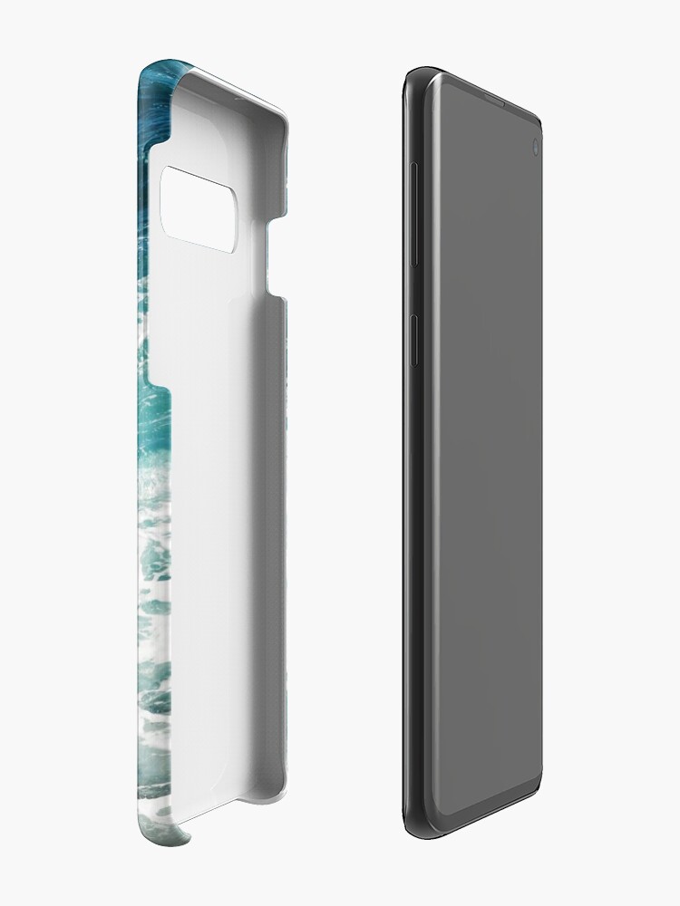Alternate view of Blue Ocean Waves Case & Skin for Samsung Galaxy