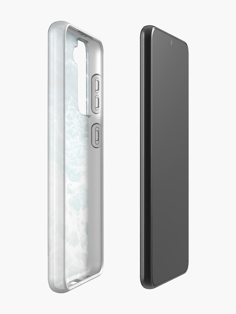 Alternate view of Blue Ocean Waves Samsung Galaxy Phone Case