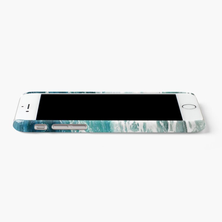 Alternate view of Blue Ocean Waves iPhone Case & Cover