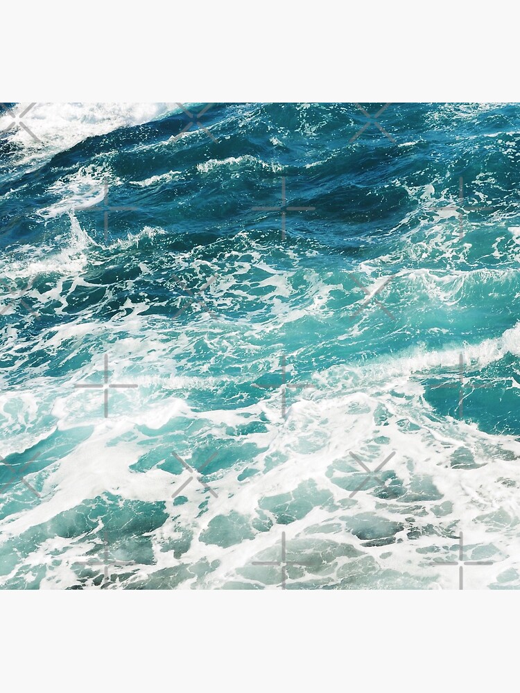 Blue Ocean Waves by AlexandraStr
