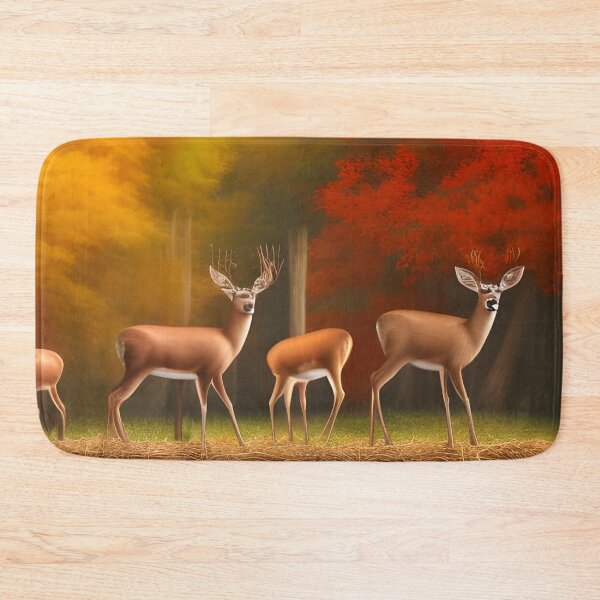 Item preview, Deer Family in Autumn designed and sold by Paw's Arts.