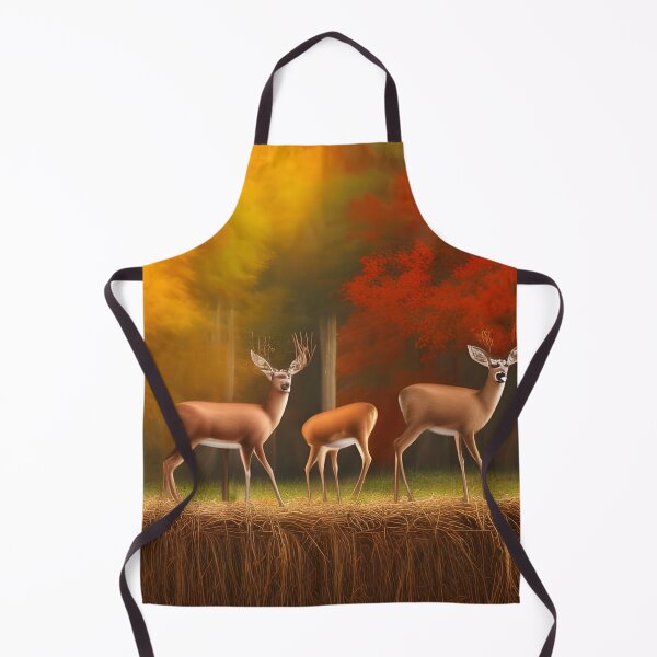 Item preview, Deer Family in Autumn designed and sold by Paw's Arts.