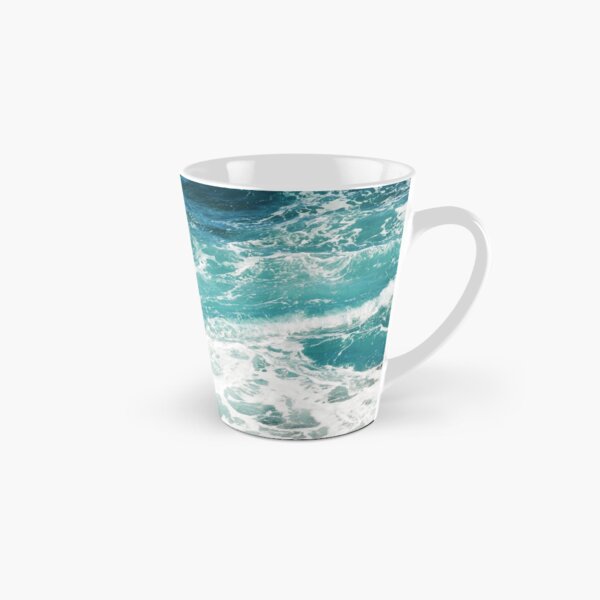 Blue Ocean Waves Tall Mug