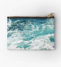 Blue Ocean Waves Studio Pouch