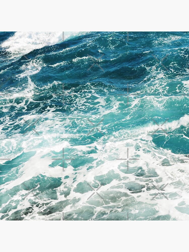 Blue Ocean Waves by AlexandraStr