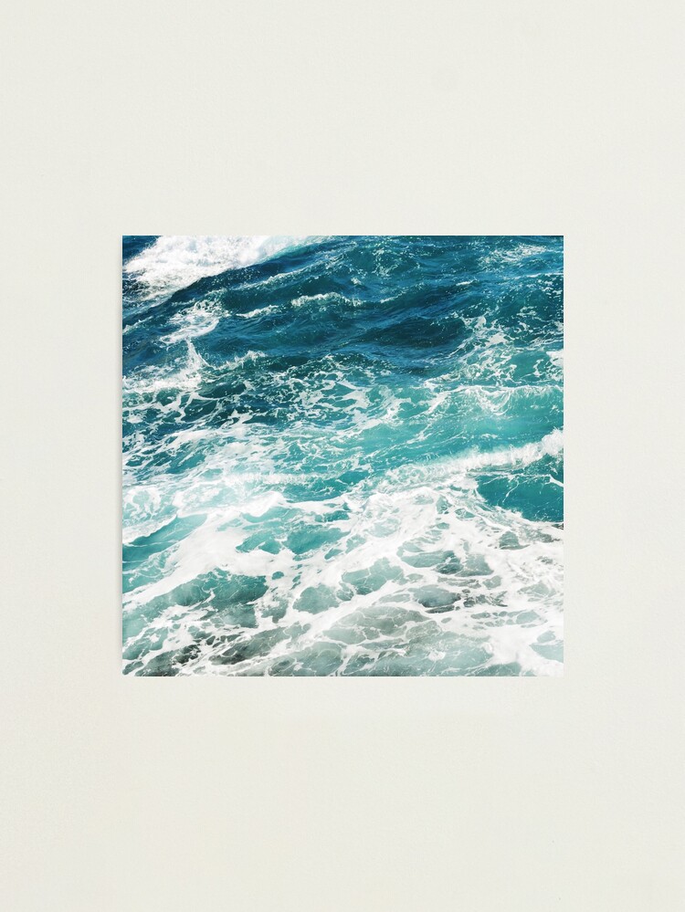 Alternate view of Blue Ocean Waves Photographic Print