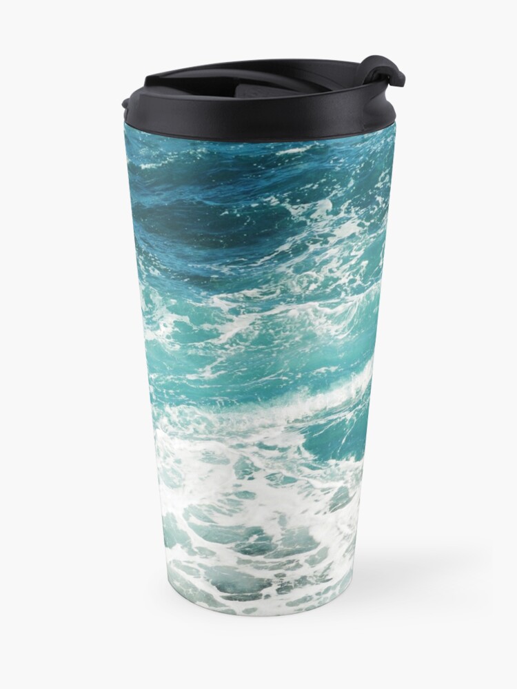 travel mug ocean blue