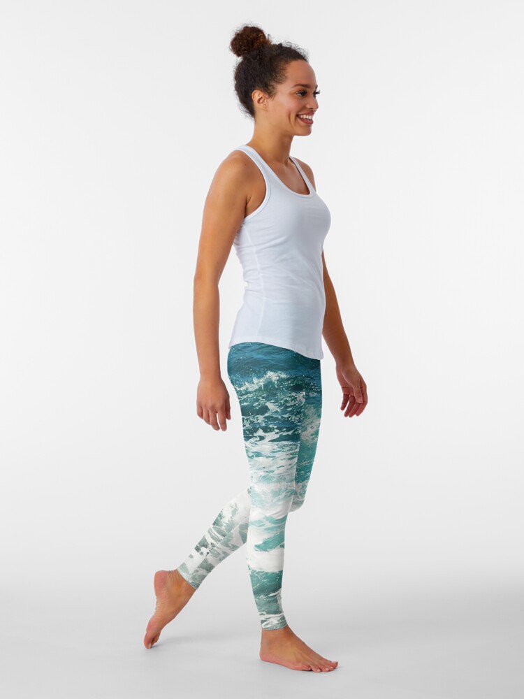 Marble wave legging – Olas Ocean Tribe