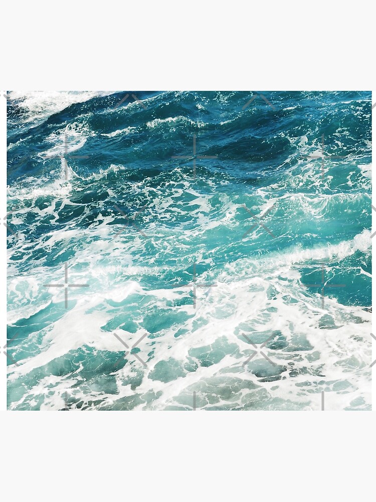 Blue Ocean Waves by AlexandraStr