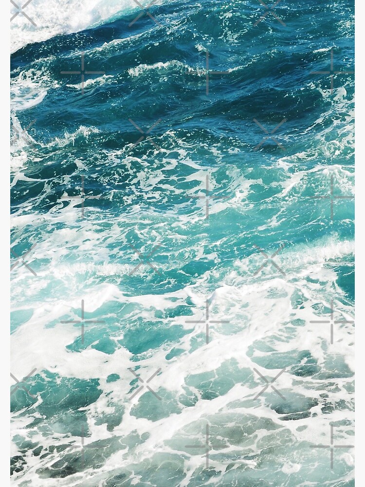 Summer Ocean Shore Blue Beach Waves Spiral Notebook for Sale by art-dreams