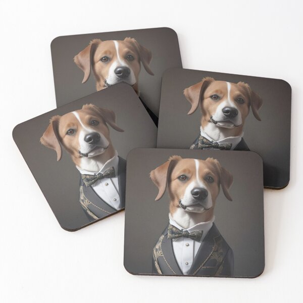 Item preview, Dog in elegant suit designed and sold by Berdo Ilustra.