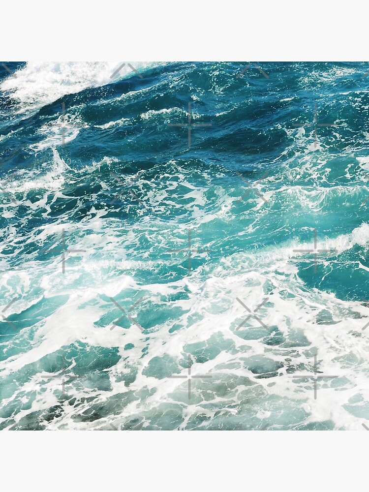Blue Ocean Waves by AlexandraStr