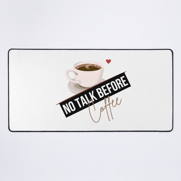 Item preview, Coffee lovers - no talk before coffee designed and sold by jijika119.