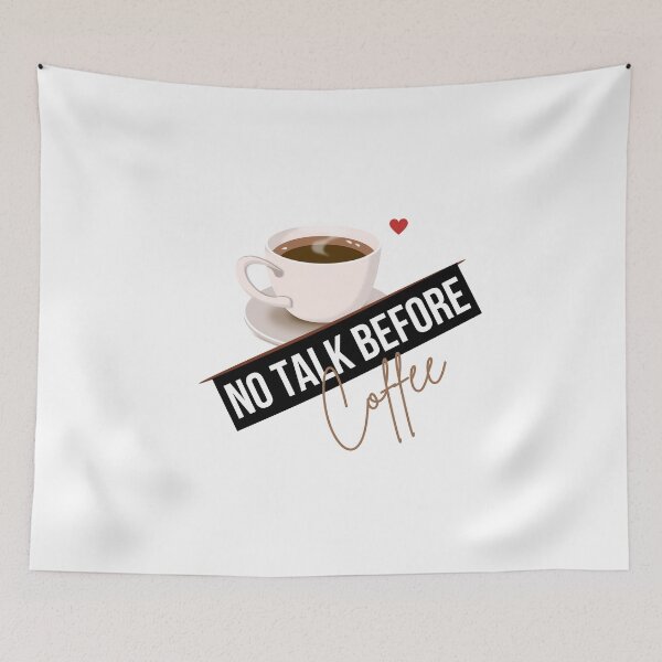 Item preview, Coffee lovers - no talk before coffee designed and sold by jijika119.