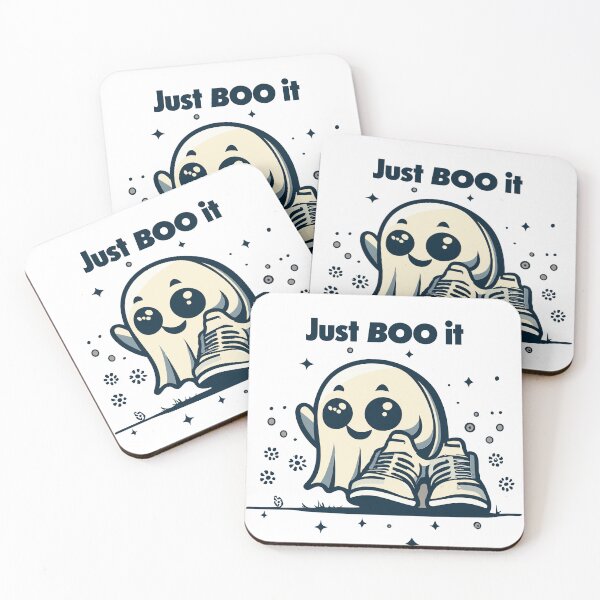 Item preview, "Just BOO it" cute ghost designed and sold by AleCala.