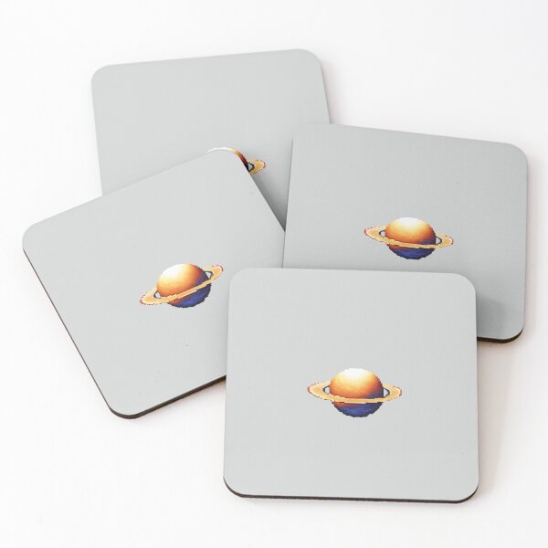 Item preview,  Pixel Art Saturn Planet Design Print  designed and sold by randomtdesigns.