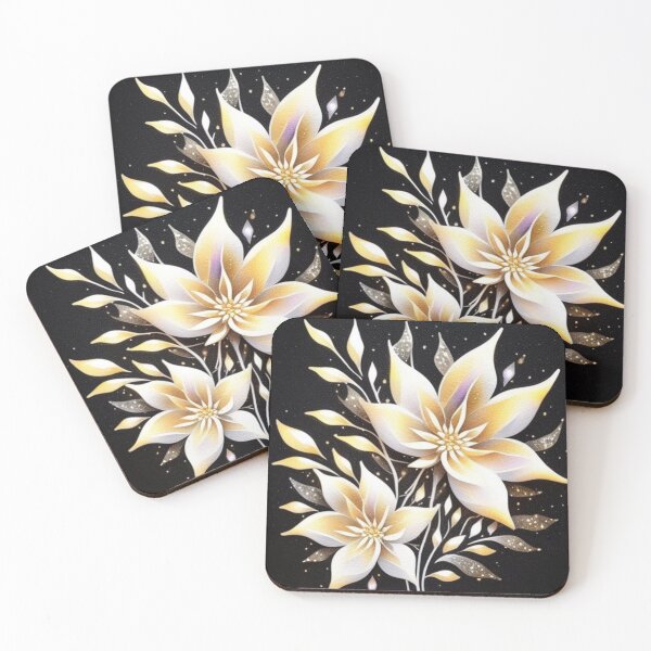 Item preview, Ivory black floral  designed and sold by Roxburylane.