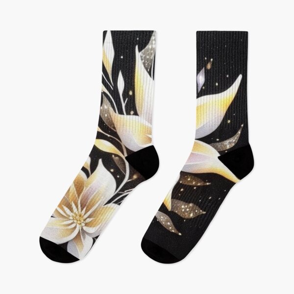 Item preview, Ivory black floral  designed and sold by Roxburylane.