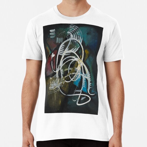 Swirly Acrylic Premium T-Shirt