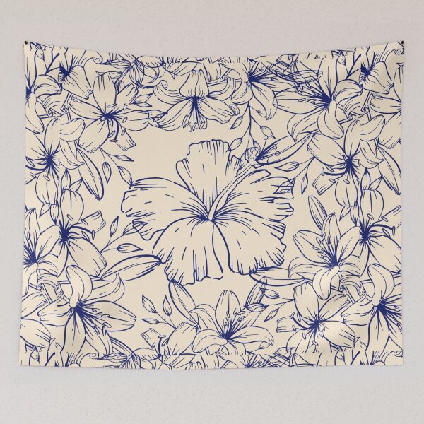 Item preview, Blue ink roses  designed and sold by Asmaa Abdul-Azim.