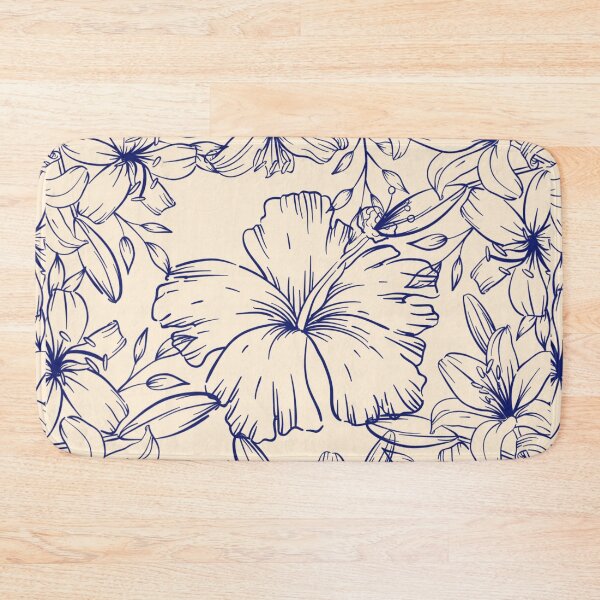 Item preview, Blue ink roses  designed and sold by Asmaa Abdul-Azim.