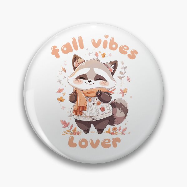Item preview, Fall Vibes Lover, Fall Raccoon designed and sold by KIBBYKO.