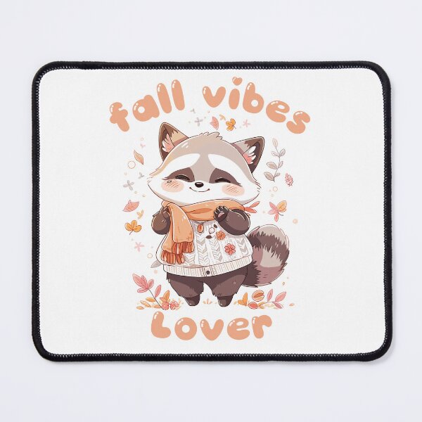 Item preview, Fall Vibes Lover, Fall Raccoon designed and sold by KIBBYKO.