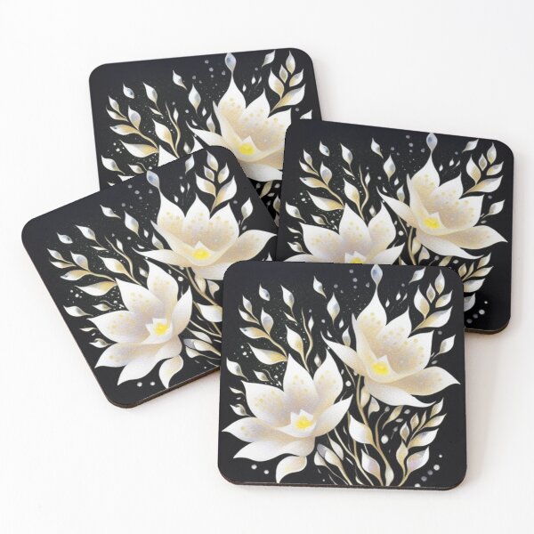 Item preview, Ivory black floral  designed and sold by Roxburylane.