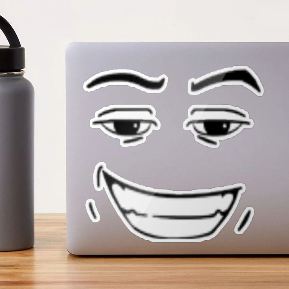 funny man face.roblox Sticker for Sale by ltiapro