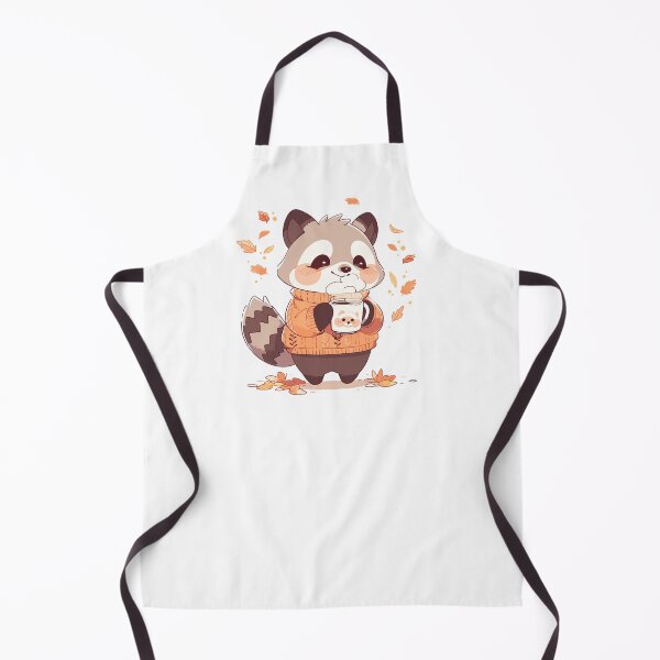 Item preview, Fall Raccoon with Hot Drink designed and sold by KIBBYKO.