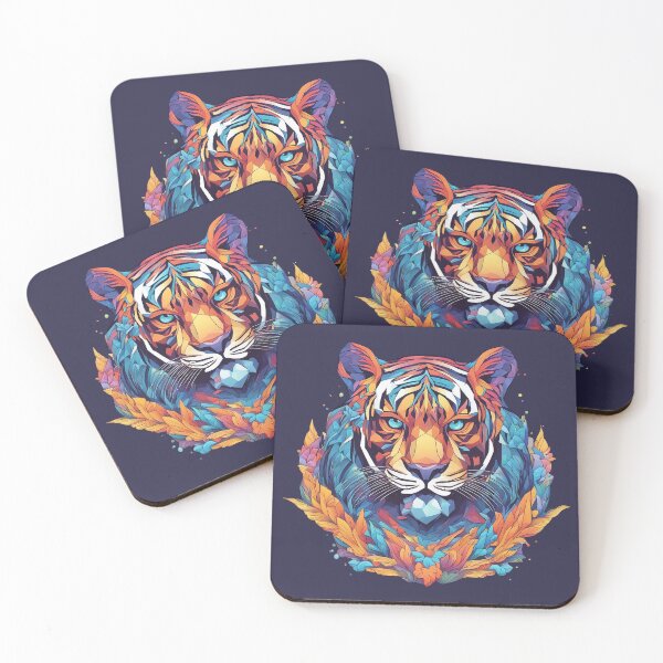 Item preview, Vector art tiger, portrait, AI generated designed and sold by Woodoartdesign.