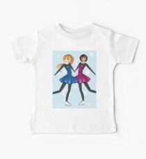 Two female figure skaters Baby Tee
