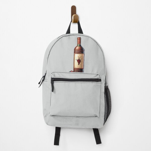 Item preview, Pixel Art Vintage Bottle of Wine Design Print designed and sold by randomtdesigns.
