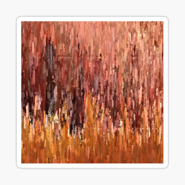 Red Brush Sticker