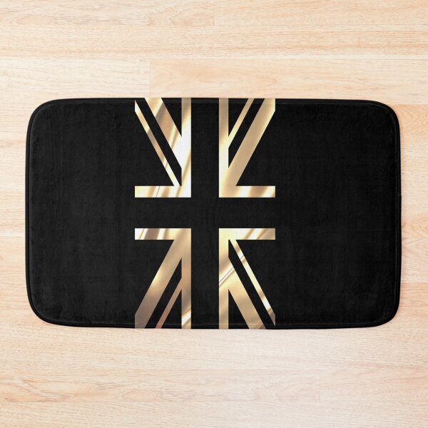 Item preview, BLACK AND GOLD UNION JACK FLAG designed and sold by RedBubbleBoom.