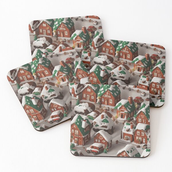 Item preview, Christmas village poster  designed and sold by VenZolic.