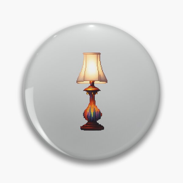 Item preview, Pixel Art Lamp Design Print  designed and sold by randomtdesigns.